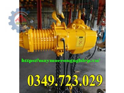 Pa lăng xích điện treo cố định 1 tấn - 380V