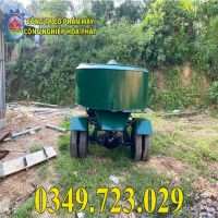 Máy trộn bê tông tự hành 12 bao trộn 2 khối