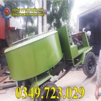 Máy trộn bê tông tự hành 12 bao nhíp 2 tầng