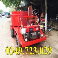 Máy trộn bê tông tự hành 6 bao trộn 1 khối