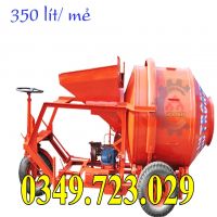 Máy trộn bê tông tự hành quả trám 350 lít