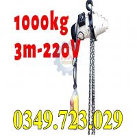 Pa lăng xích điện CH10-1000kg 1 pha/220V