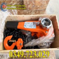 Pa lăng xích lắc tay Nitto 1 tấn - 1,5 mét