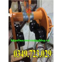 Con chạy kéo tay 3 tấn xích dài 3 mét